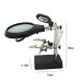 Desktop LED Light Welding Magnifier