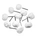 20Pcs White Soft Polishing Buffing Wheel