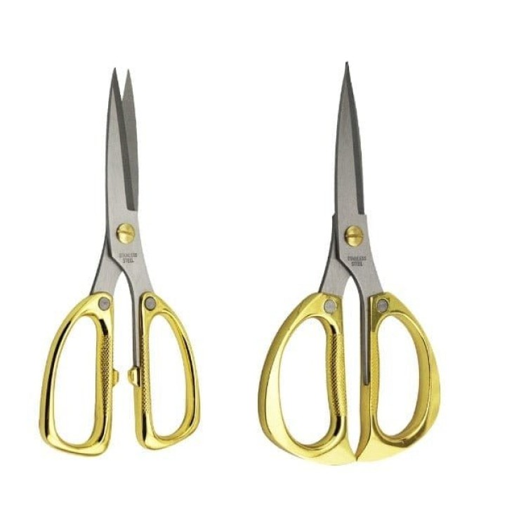 Gold Handle Stainless Steel Sewing Scissors