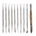 10 pcs Dental Lab Equipment Clay Sculpture Carving Knife Kit