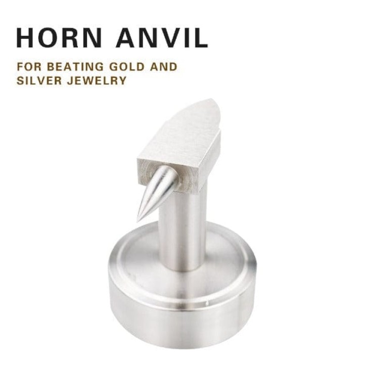 Double Horn Anvil with Round Base