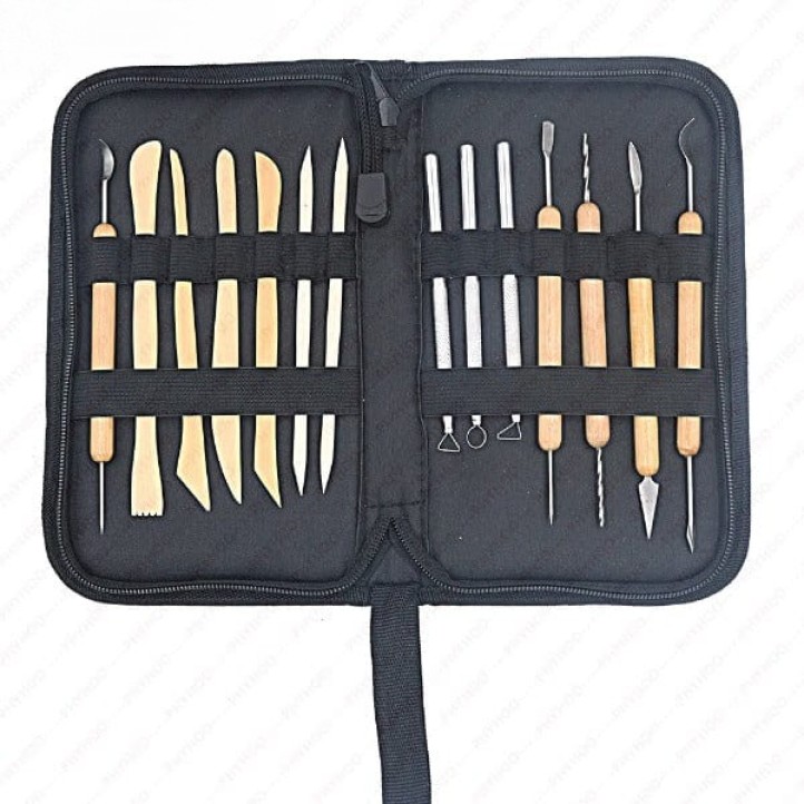 YATMAYA 14 Piece Clay Carving Set Pottery Art Sculpting Tools