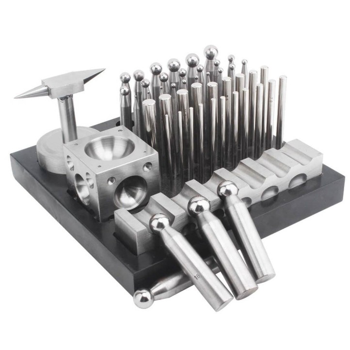 50pcs Multi-Purpose Metal Forming Dapping Set