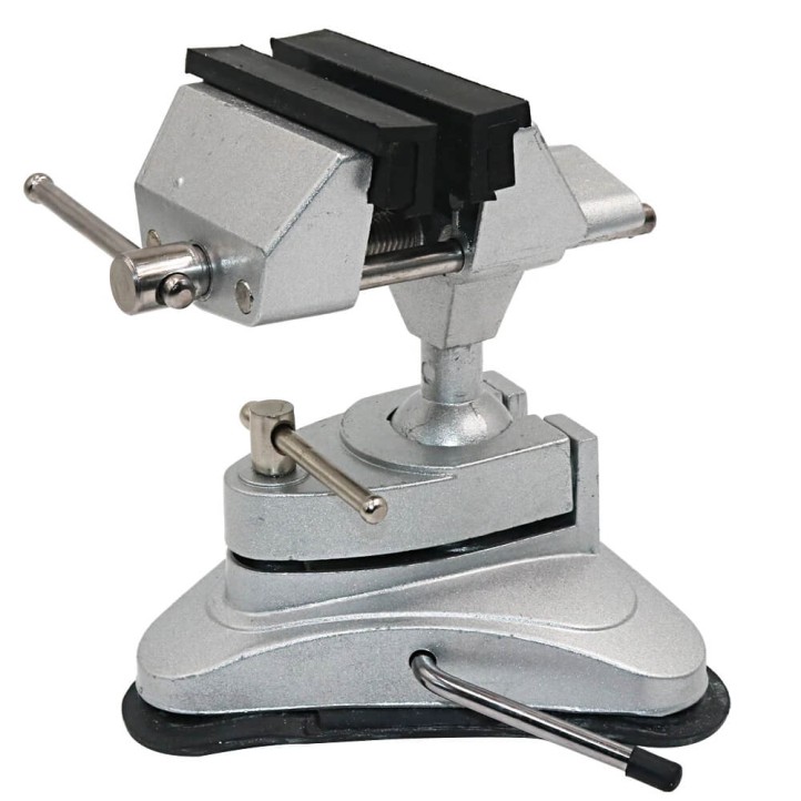 70MM Portable Multifunctional Rotary Vacuum Base Bench Vise Fixing Tool