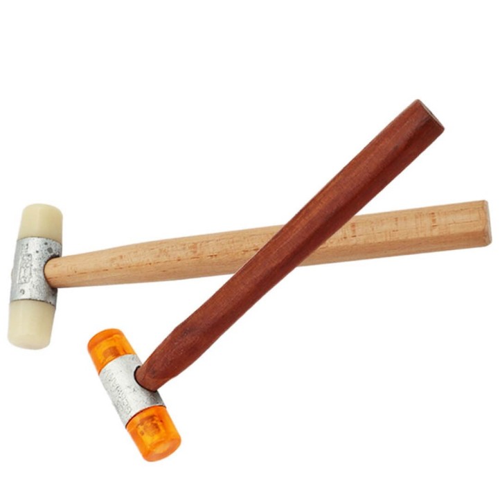 Rubber Hammer With Wooden Handle