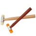 Rubber Hammer With Wooden Handle