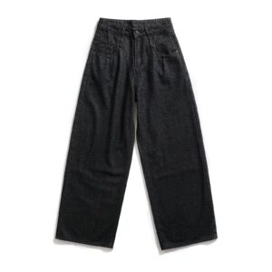 Style New Women's Classic Versatile Fashionable Chic Dark Leopard Print Jeans