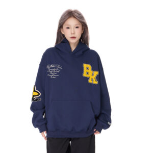 Heavy Industry Embroidered Letter Hoodie