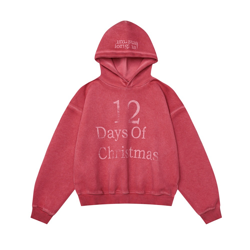 Make a vintage washed letter printed hooded sweatshirt - Image 5