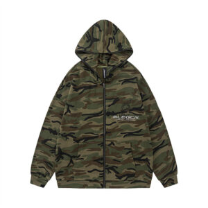 Shark hooded camouflage hoodie
