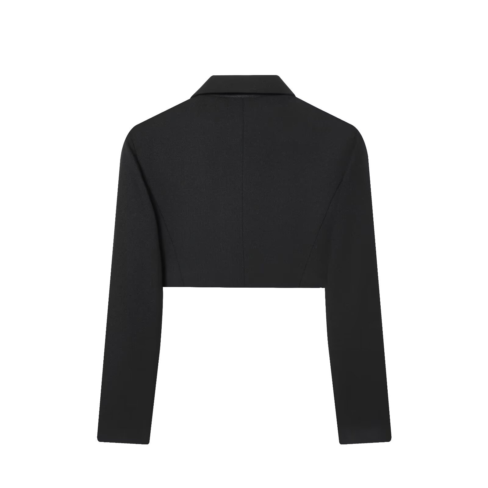 Retro Short Waist Jacket+Pants Set - Image 3