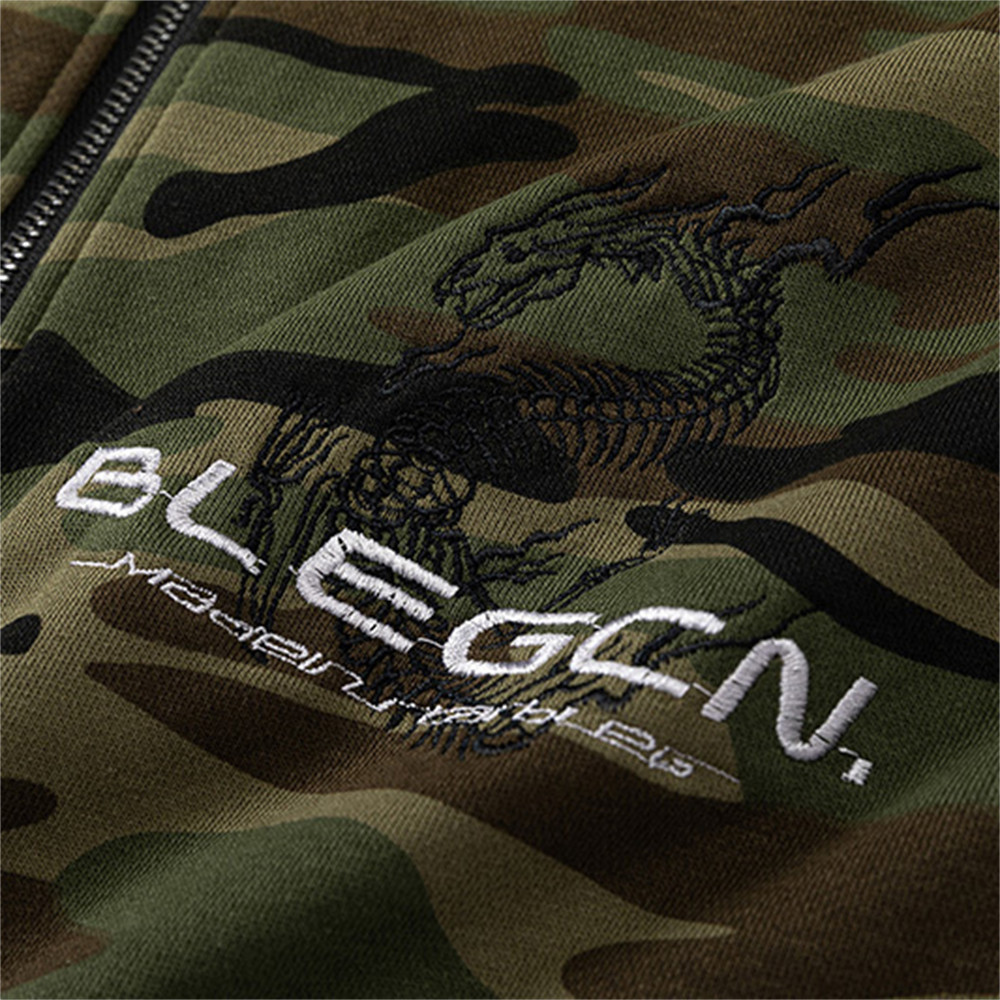 Shark hooded camouflage hoodie - Image 3